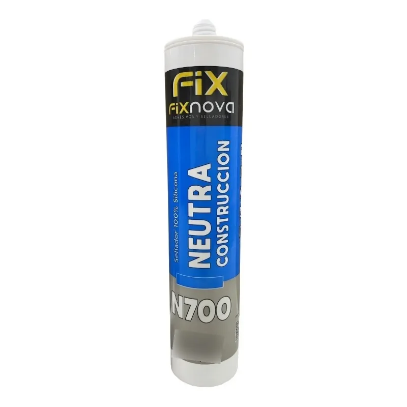 FIXNOVA SELLADORES SILICONAS FIXNOVA N800 NEUTRO 280 ML. TRANSPARENTE · Cód. 0014280/1