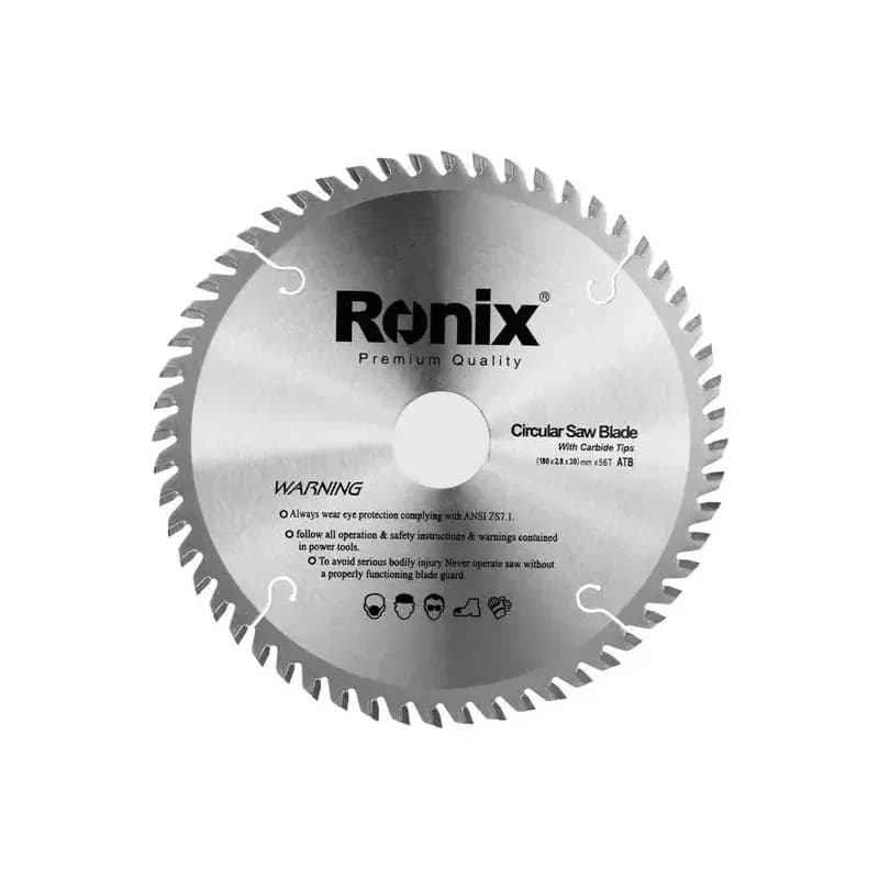 RONIX - Herr. Manuales Hoja de Sierra Circular Ronix RH-5103 180mm 56 Dientes ATB · Cód. 00DMA056