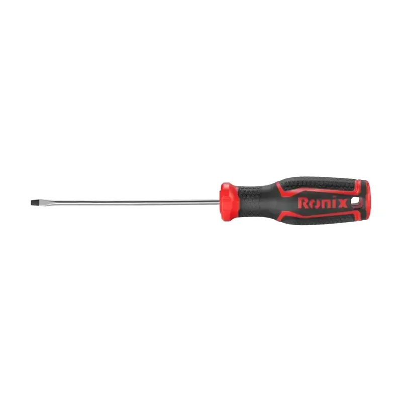 RONIX - Herr. Manuales Destornillador Plano Ronix RH-2743 5x125mm Cr-V Imantado · Cód. 00DPL5X125